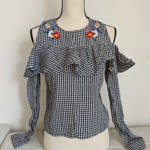 Spring long sleeve shirt bare arms